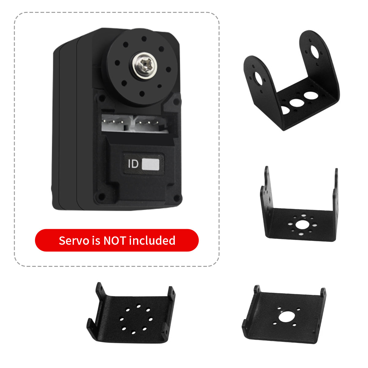 Servo Bracket Compatible with Hiwonder LX-16A Servo Servo Bracket Compatible with Hiwonder LX-16A Servo